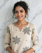 Ivory Floral Printed Co-ord Set